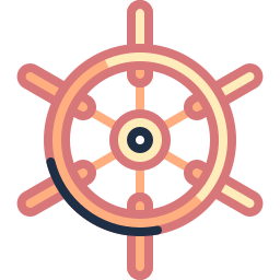 Steering wheel icon