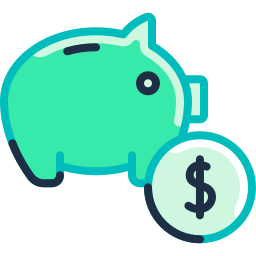 Piggy bank icon