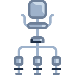 Office chair icon