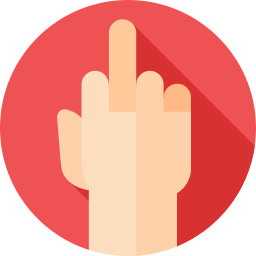 mittelfinger icon