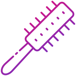 Hair brush icon