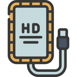 External hard drive icon