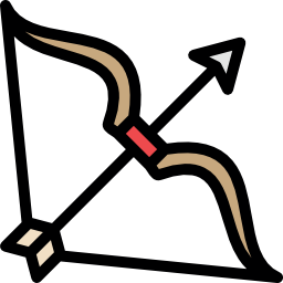 Bow and arrow icon