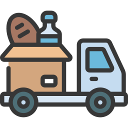 Food delivery icon