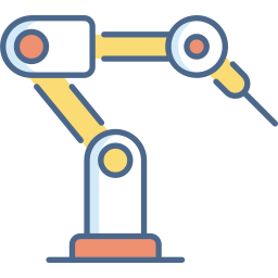 Robotic arm icon