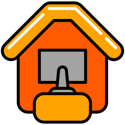 Work from home icon