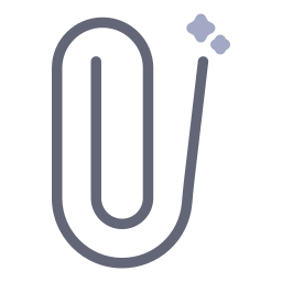 Paper clip icon