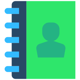 Contact book icon