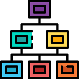 struktura hierarchiczna ikona