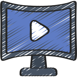 Curved monitor icon