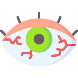 Red eye icon