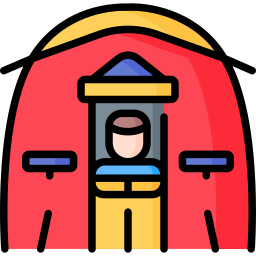 Camping tent icon