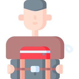 Carrying bag icon