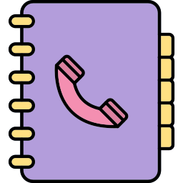 Phone book icon