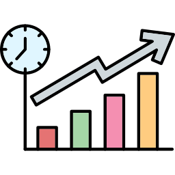 tempo para o mercado Ícone