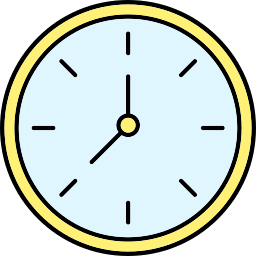 Wall clock icon