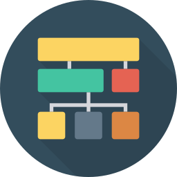 Hierarchical structure icon