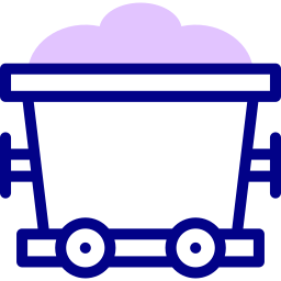 Mining cart icon