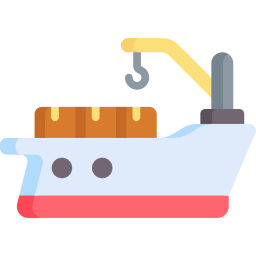 Cargo ship icon