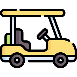 Golf cart icon