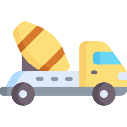 Mixer truck icon