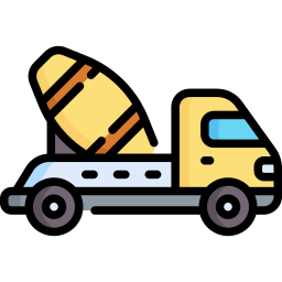 Mixer truck icon