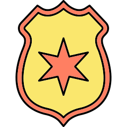 distintivo de polícia Ícone