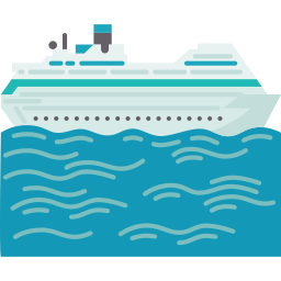 Cruise ship icon