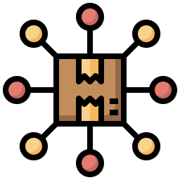 distribution Icône