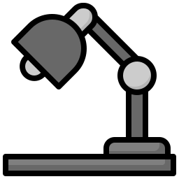 Desk lamp icon