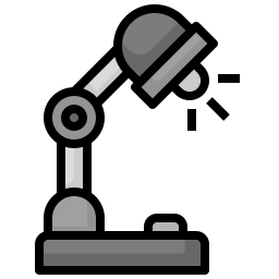 Desk lamp icon