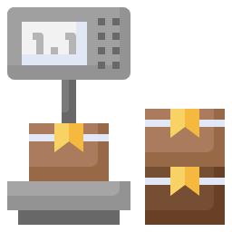 Weighing scale icon