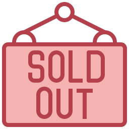 Sold out icon