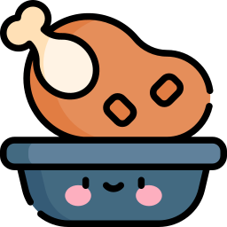 Roasted chicken icon