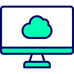 Cloud computing icon