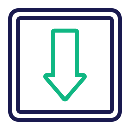 Down arrow icon