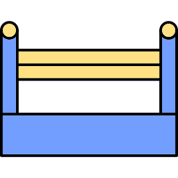 ring per il pugilato icona