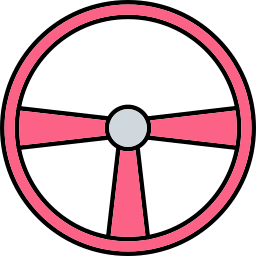 Steering wheel icon