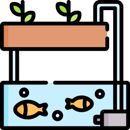 Aeroponics system icon