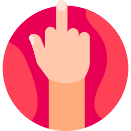 mittelfinger icon