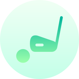 Golf stick icon