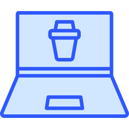 Trash bin icon