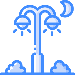 Street lamp icon