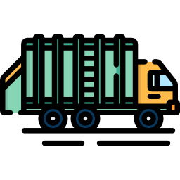 Garbage truck icon