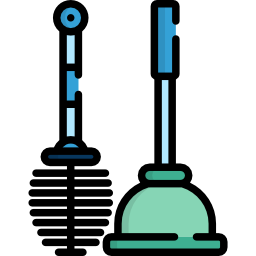 Toilet brush icon