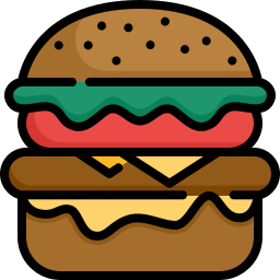 Burger sandwich icon