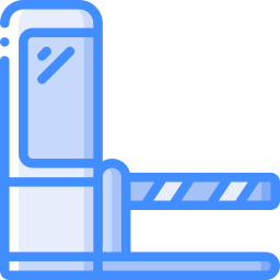 Parking barrier icon