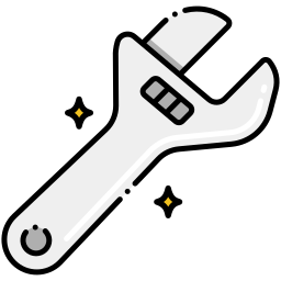 Adjustable wrench icon