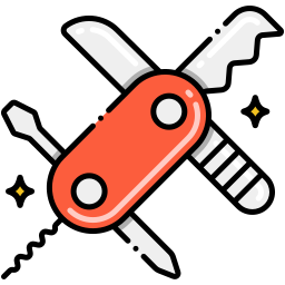 Utility knife icon