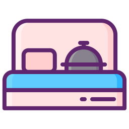 Bed and breakfast icon